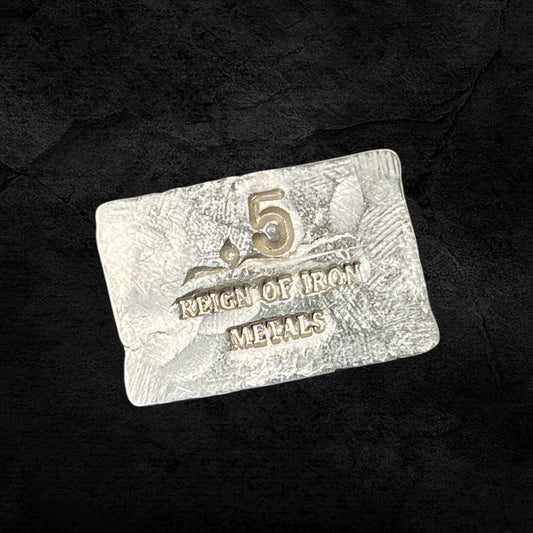 Hand Forged .999 Pure Silver Gecko Bar (Ltd. Edition 1 of 1)