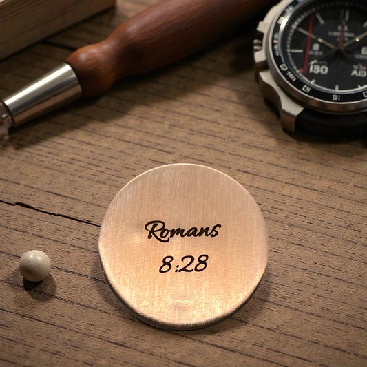 Charlie Kirk Commemorative Romans 8:28 Challenge Coin (Ltd. Edition 1 of 1)