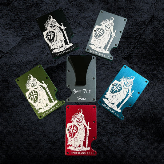 Full Armor of God RFID Metal Wallet