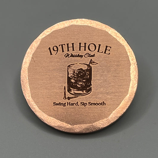 Personalized 19th Hole Golf Ball Marker