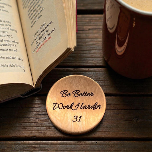 Charlie Kirk Commemorative Be Better Challenge Coin (Ltd. Edition 1 of 1)