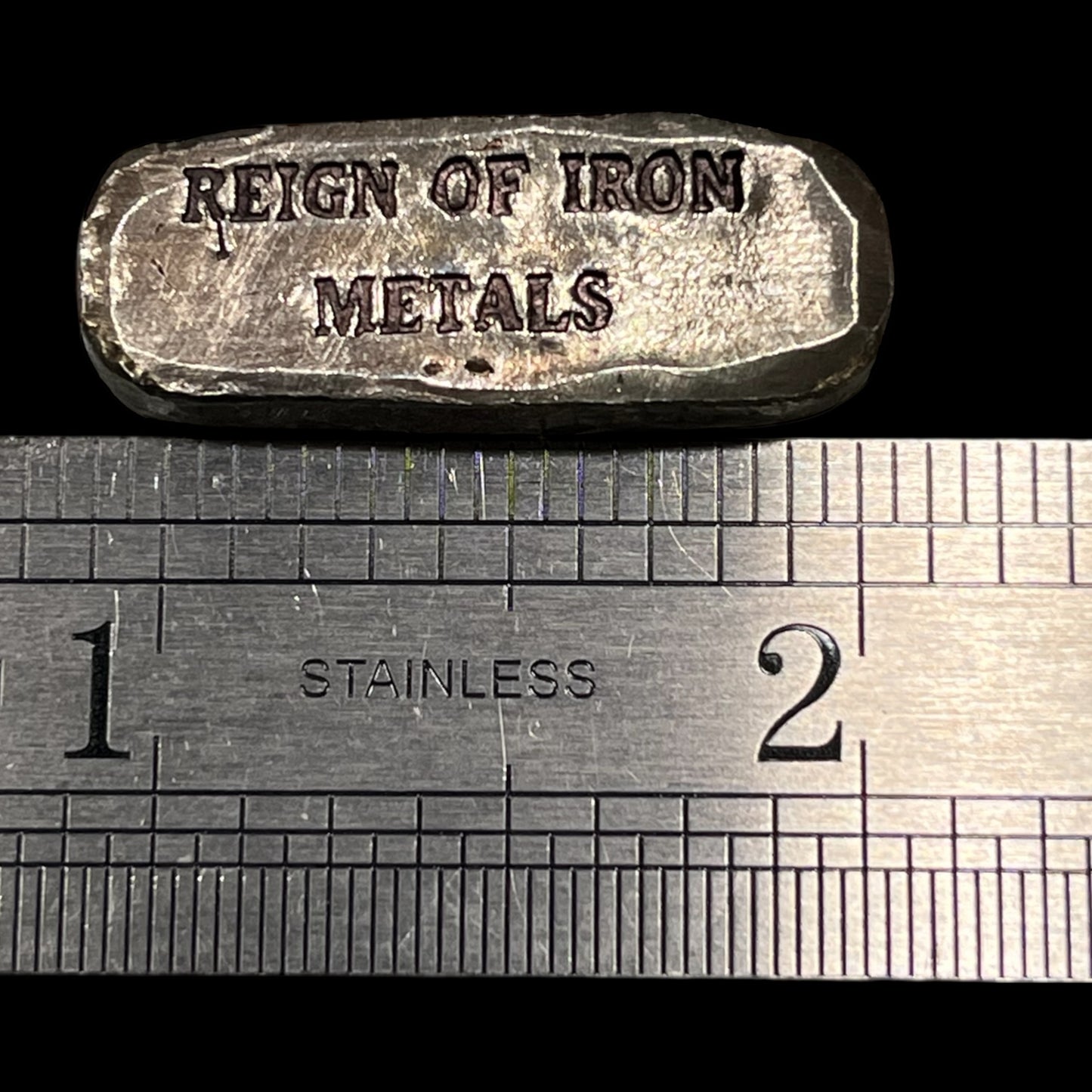 13.9g Hand Poured .999 Silver Bar